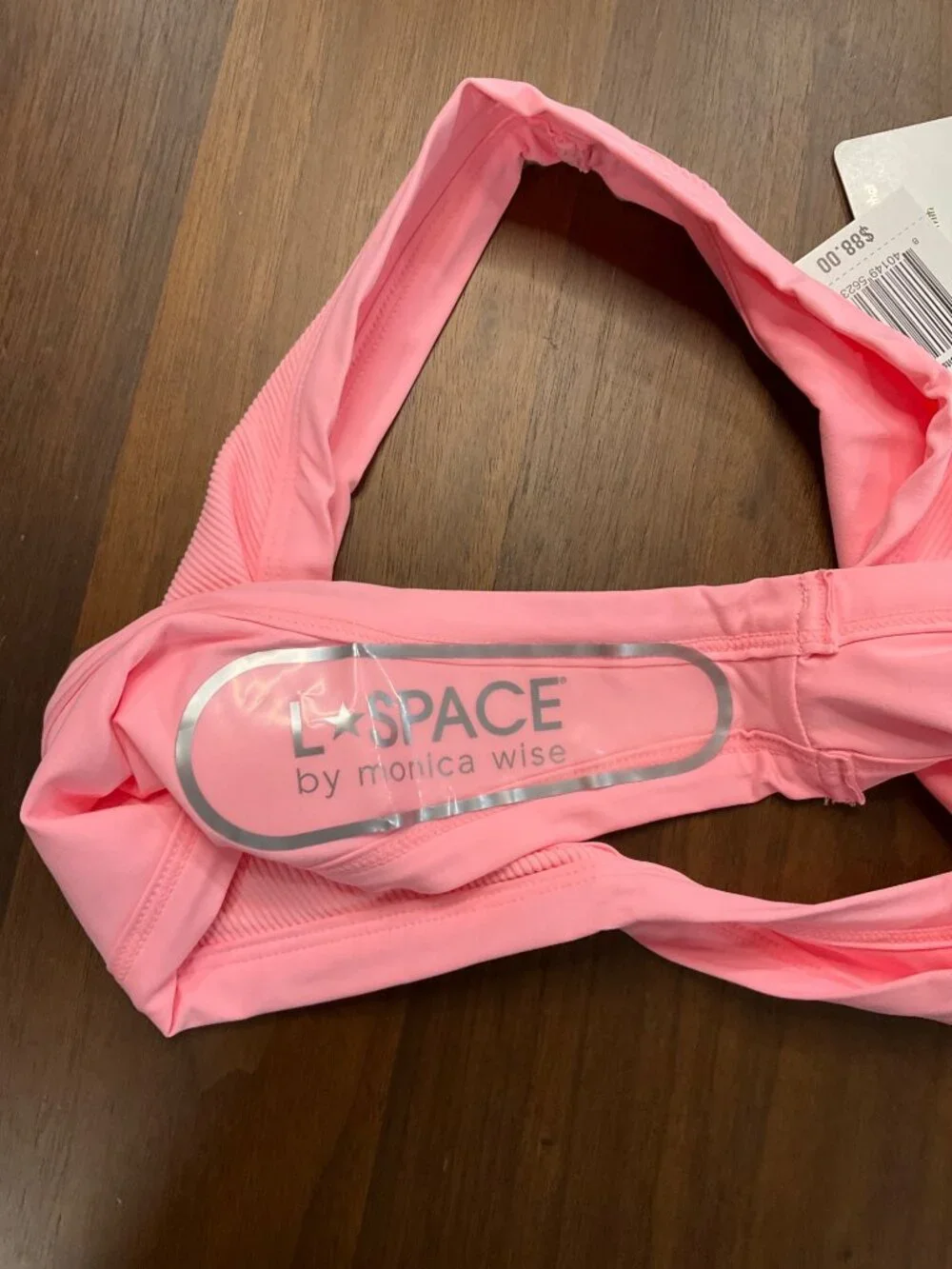 L*Space Foley Bitsy Bikini Bottom in Crystal Pink XLarge New Womens Swimsuit